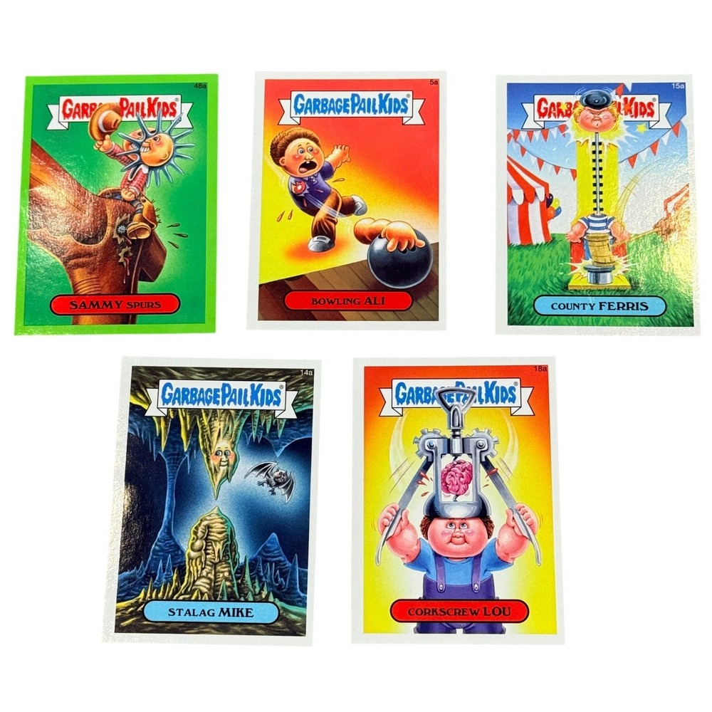 2015 Topps Garbage Pail Kids 30th Anniversary 5 Card Lot GPK